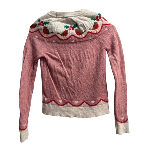 Boden Edie Fair Isle Jumper Sweater, Robin, size XS, Wool, Alpaca mix - Picture 3 of 10